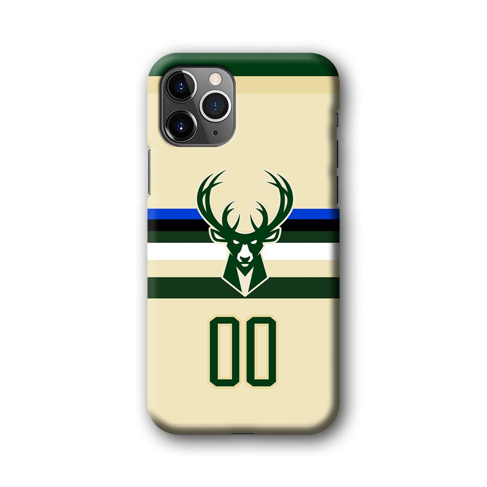 Milwaukee Bucks Light Cream Jersey iPhone 11 Pro Case-Oxvistore