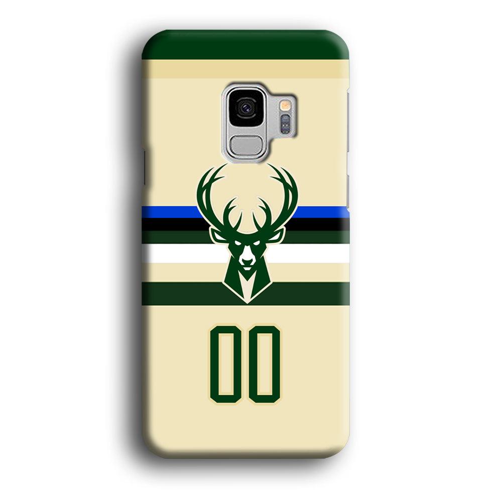 Milwaukee Bucks Light Cream Jersey Samsung Galaxy S9 Case-Oxvistore