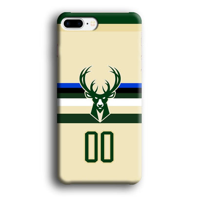 Milwaukee Bucks Light Cream Jersey iPhone 7 Plus Case-Oxvistore