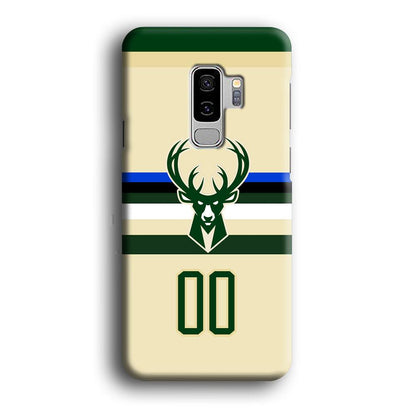 Milwaukee Bucks Light Cream Jersey Samsung Galaxy S9 Plus Case-Oxvistore