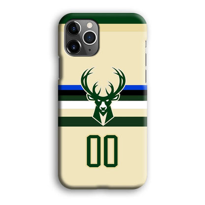 Milwaukee Bucks Light Cream Jersey iPhone 12 Pro Max Case-Oxvistore