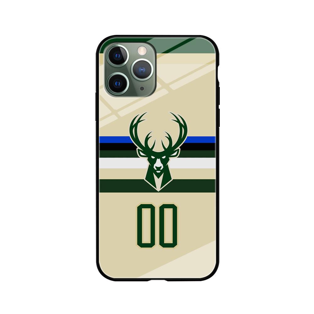 Milwaukee Bucks Light Cream Jersey iPhone 11 Pro Case-Oxvistore