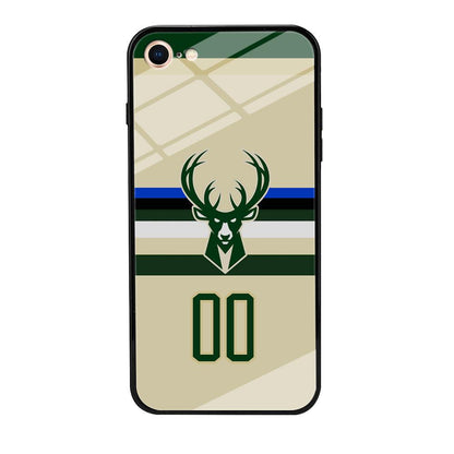 Milwaukee Bucks Light Cream Jersey iPhone 8 Case-Oxvistore