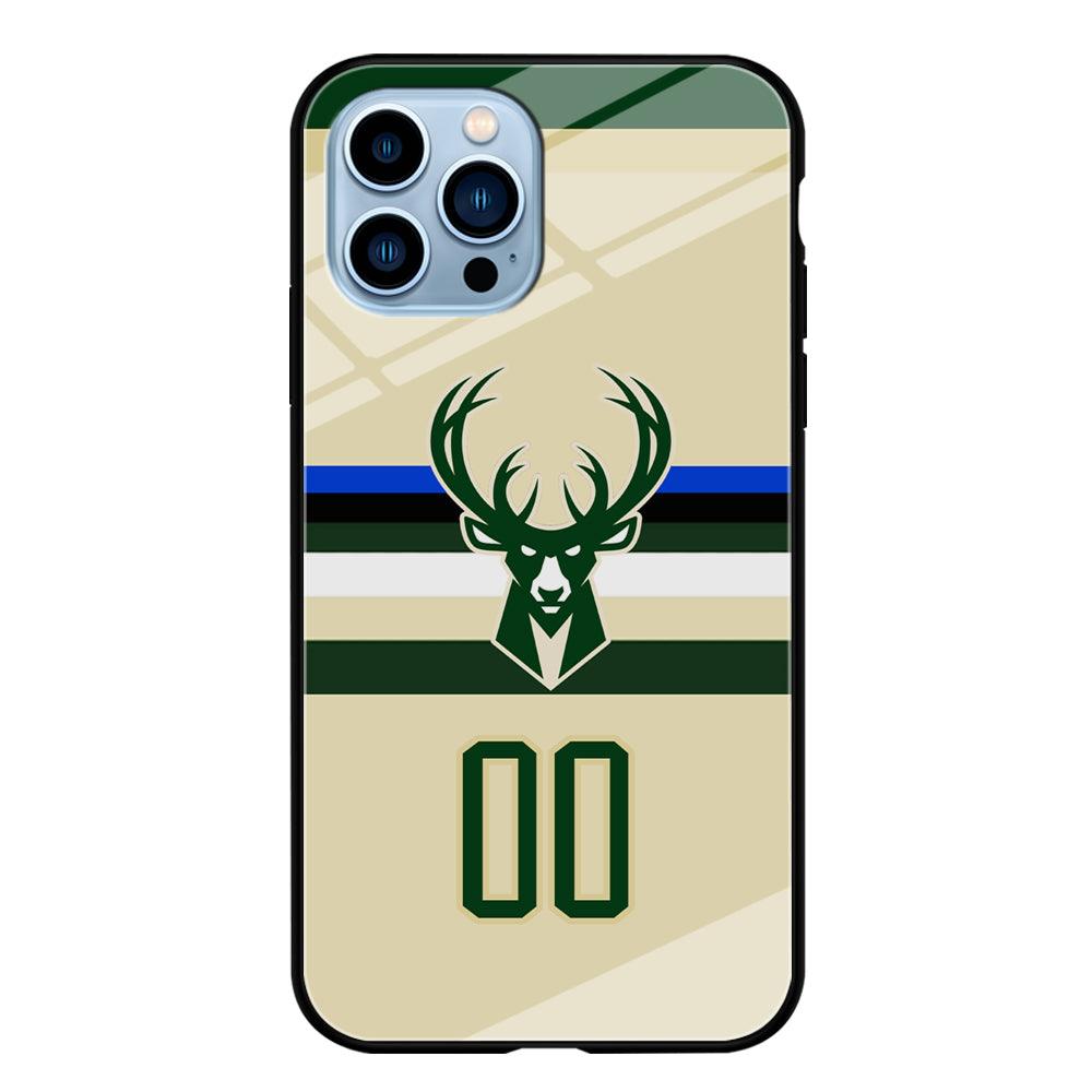 Milwaukee Bucks Light Cream Jersey iPhone 13 Pro Case-Oxvistore