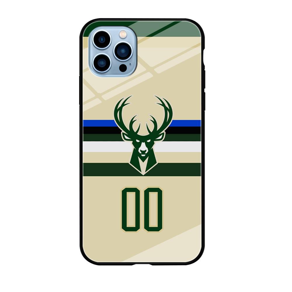 Milwaukee Bucks Light Cream Jersey iPhone 12 Pro Case-Oxvistore