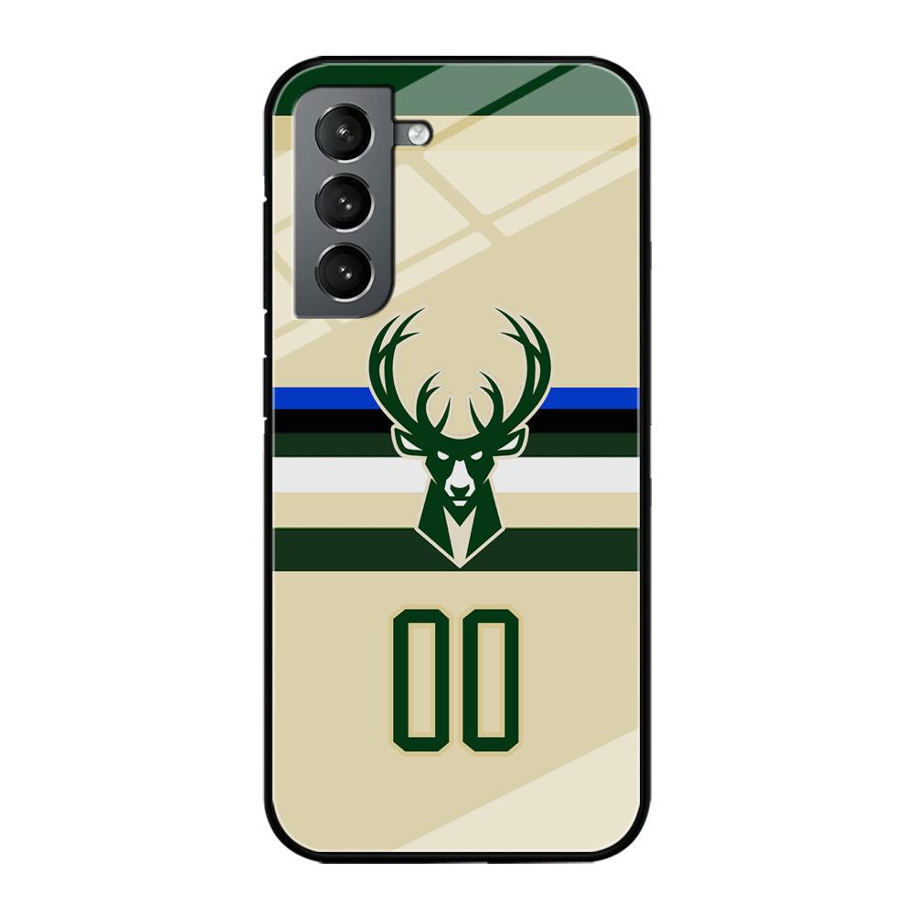 Milwaukee Bucks Light Cream Jersey Samsung Galaxy S21 Plus Case-Oxvistore