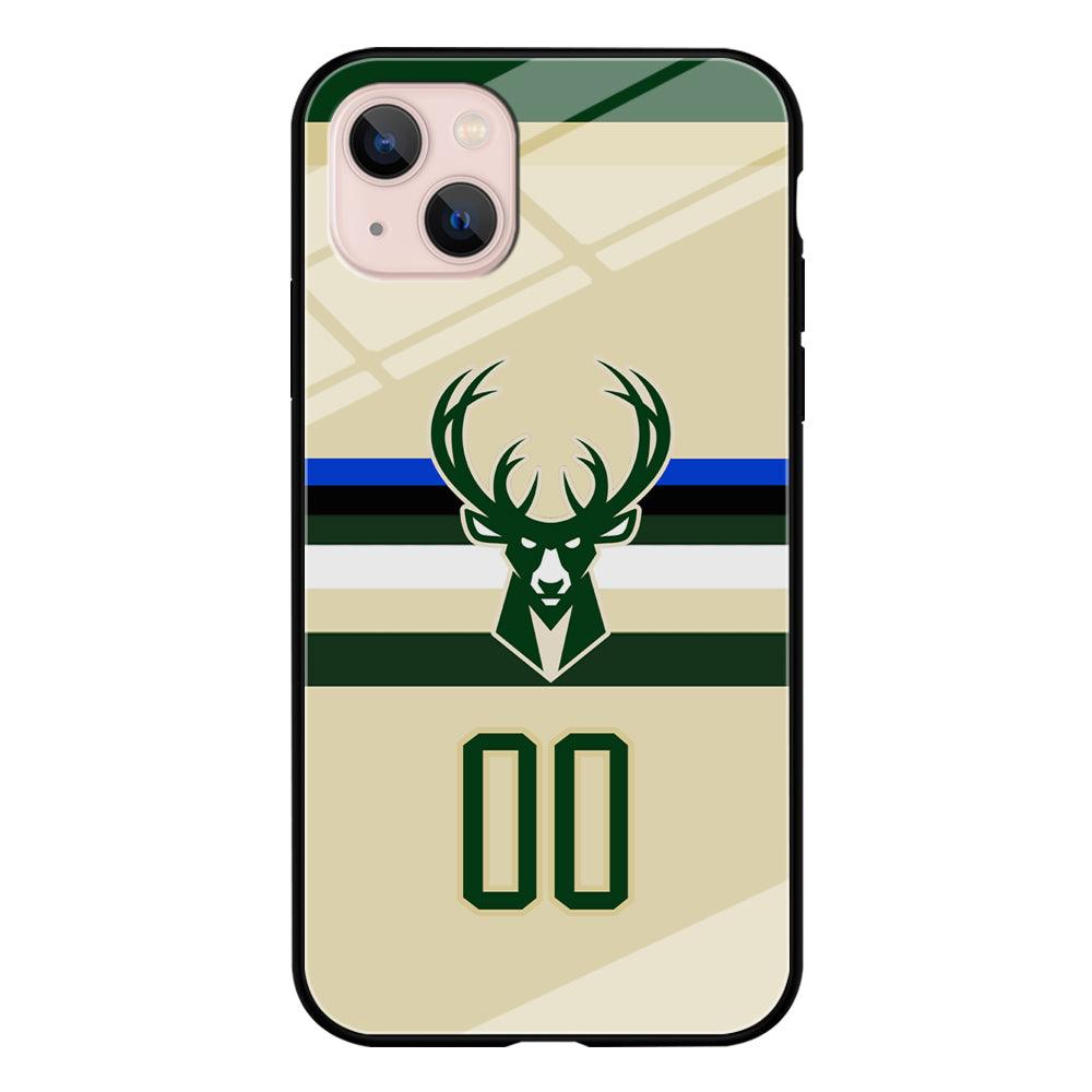 Milwaukee Bucks Light Cream Jersey iPhone 15 Plus Case-Oxvistore