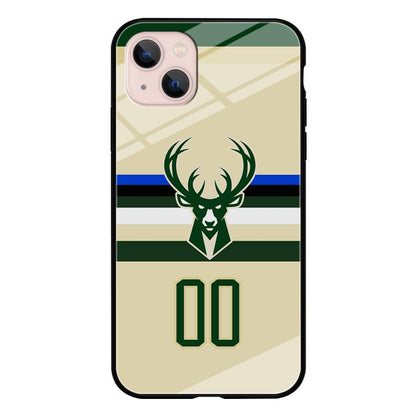 Milwaukee Bucks Light Cream Jersey iPhone 13 Case-Oxvistore