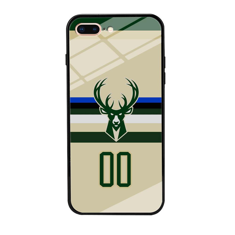 Milwaukee Bucks Light Cream Jersey iPhone 7 Plus Case-Oxvistore