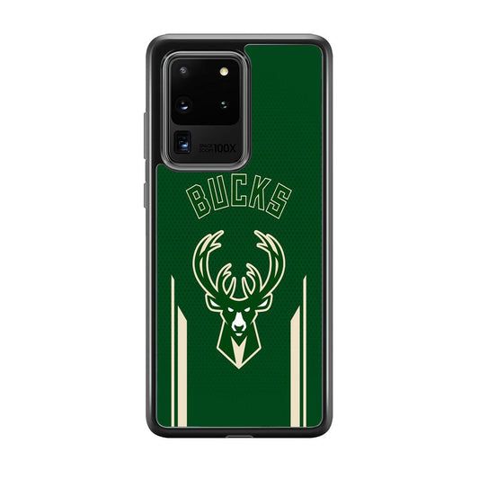 Milwaukee Bucks The Radial Patern Samsung Galaxy S20 Ultra Case-Oxvistore