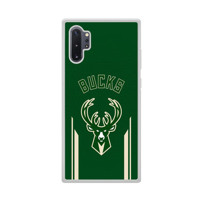 Milwaukee Bucks The Radial Patern Samsung Galaxy Note 10 Plus Case-Oxvistore