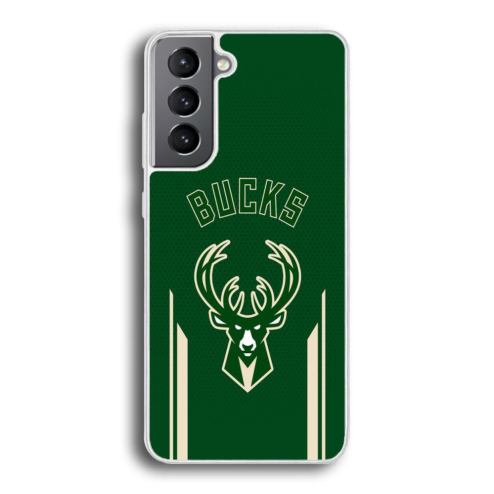 Milwaukee Bucks The Radial Patern Samsung Galaxy S21 Case-Oxvistore