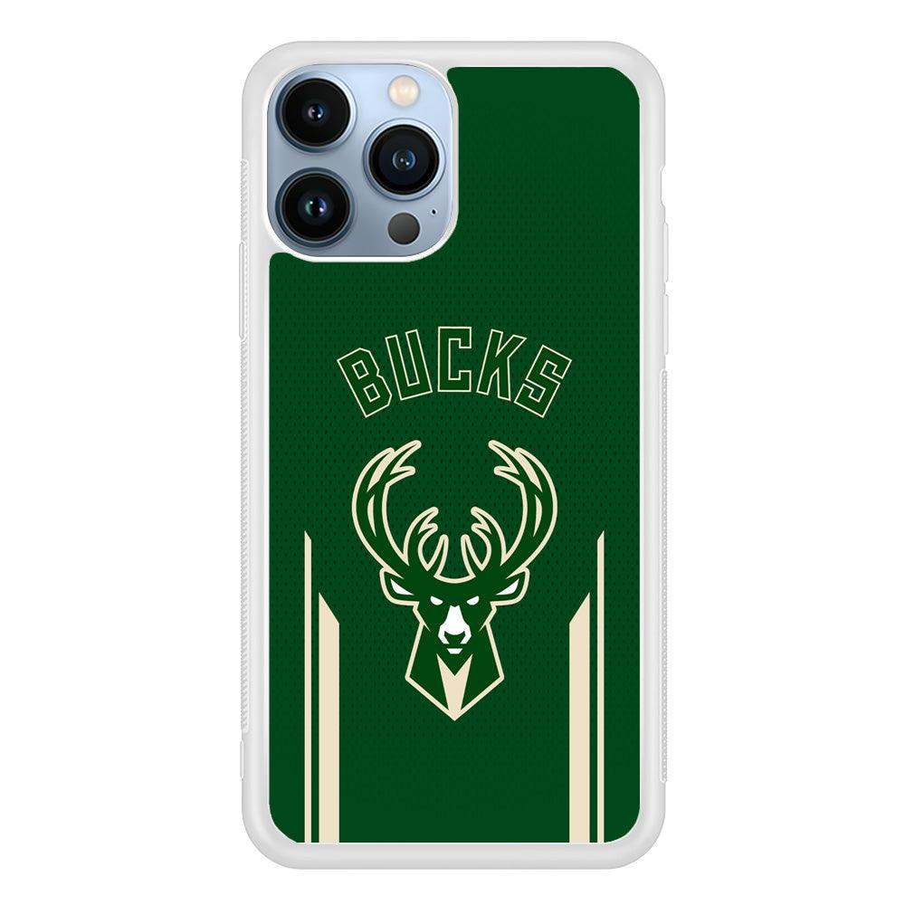 Milwaukee Bucks The Radial Patern iPhone 14 Pro Max Case-Oxvistore