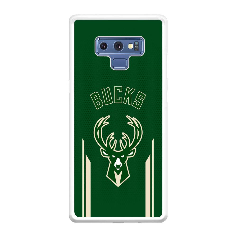 Milwaukee Bucks The Radial Patern Samsung Galaxy Note 9 Case-Oxvistore