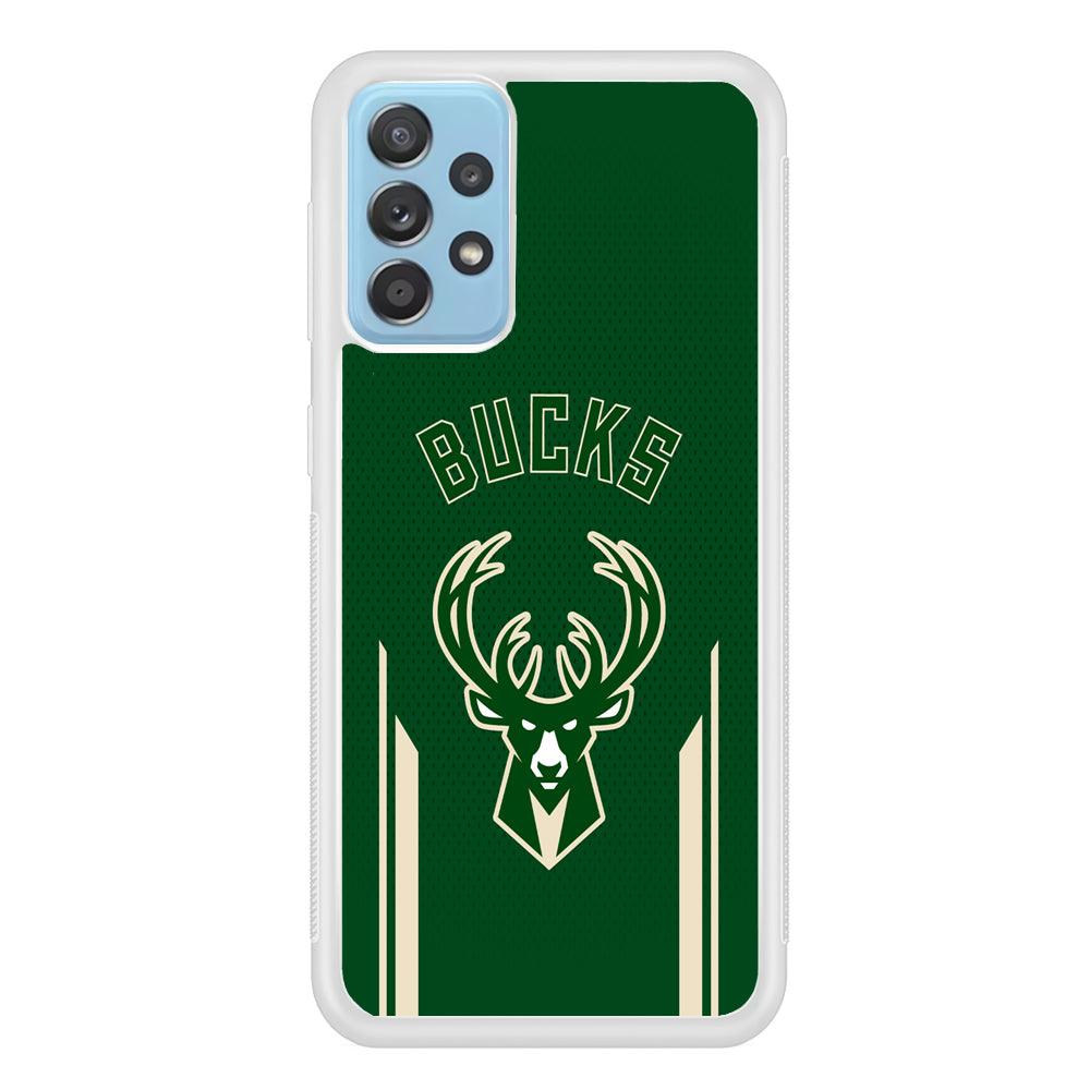 Milwaukee Bucks The Radial Patern Samsung Galaxy A52 Case-Oxvistore