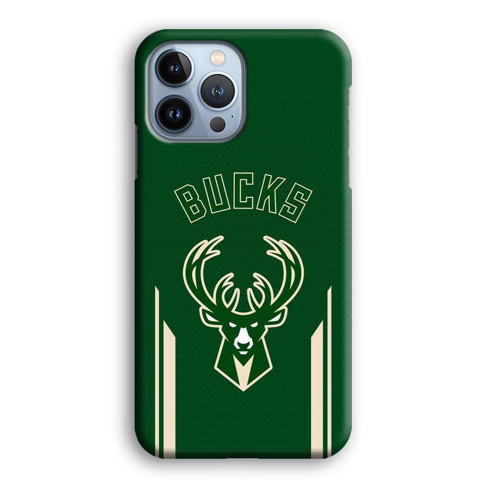 Milwaukee Bucks The Radial Patern iPhone 15 Pro Max Case-Oxvistore