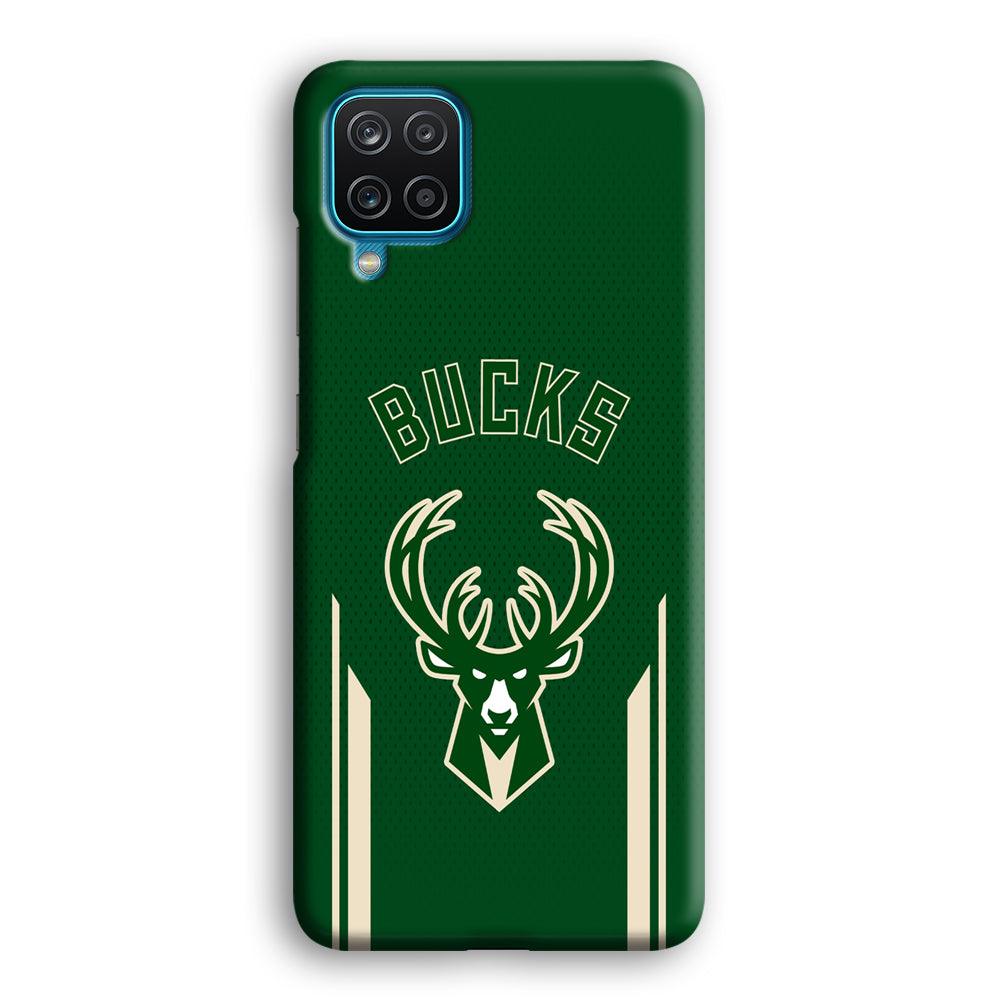 Milwaukee Bucks The Radial Patern Samsung Galaxy A12 Case-Oxvistore