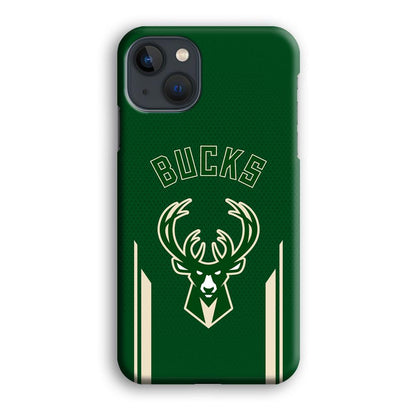 Milwaukee Bucks The Radial Patern iPhone 14 Plus Case-Oxvistore