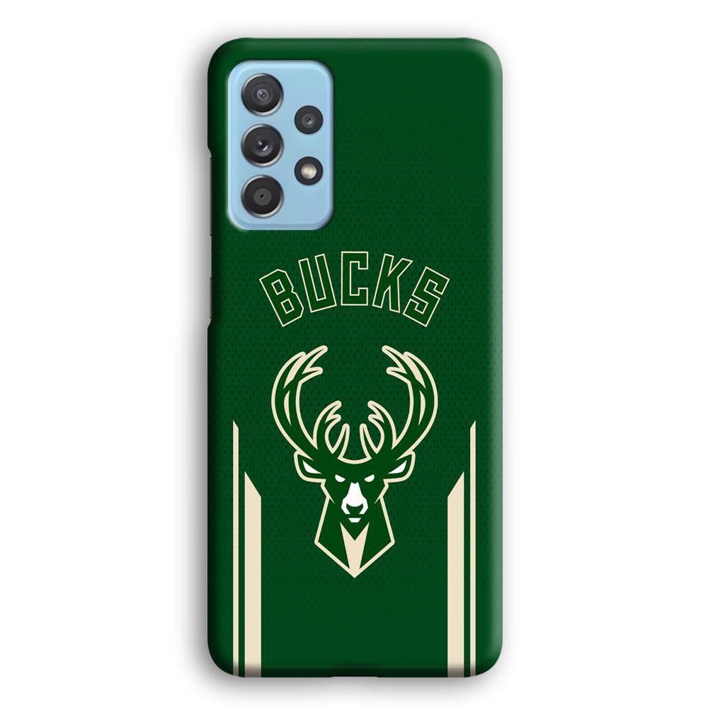 Milwaukee Bucks The Radial Patern Samsung Galaxy A52 Case-Oxvistore