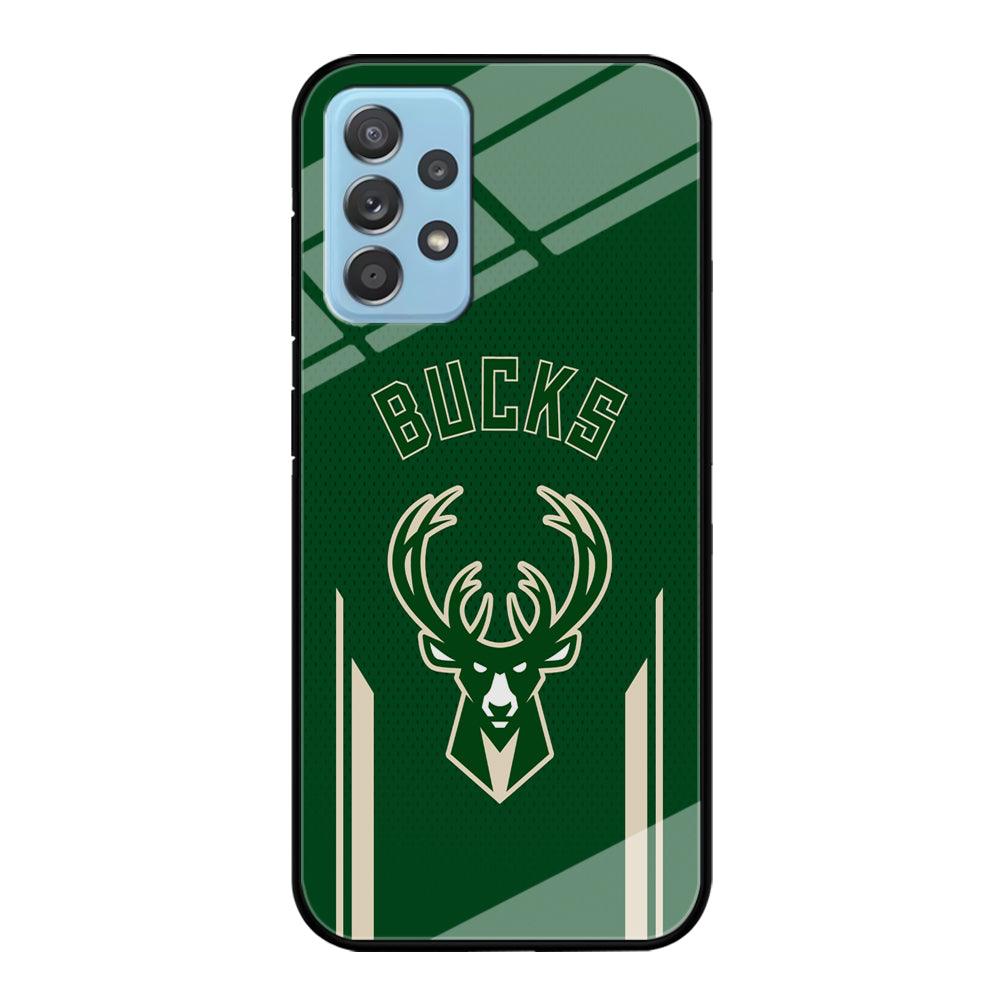 Milwaukee Bucks The Radial Patern Samsung Galaxy A52 Case-Oxvistore