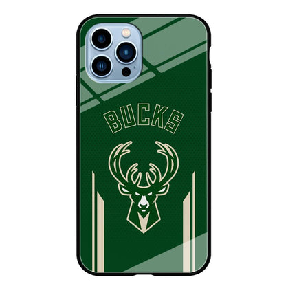 Milwaukee Bucks The Radial Patern iPhone 14 Pro Max Case-Oxvistore