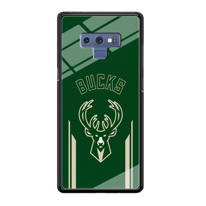 Milwaukee Bucks The Radial Patern Samsung Galaxy Note 9 Case-Oxvistore