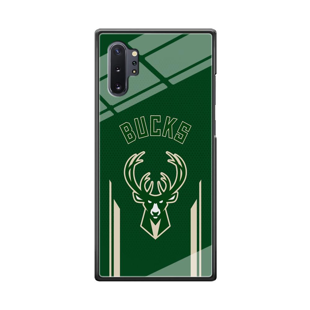 Milwaukee Bucks The Radial Patern Samsung Galaxy Note 10 Plus Case-Oxvistore