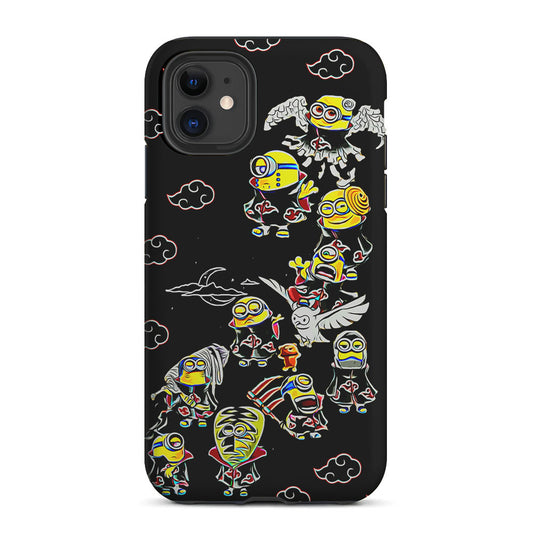 Minions Akatsuki Cosplay 2 in 1 Tough Phone Case