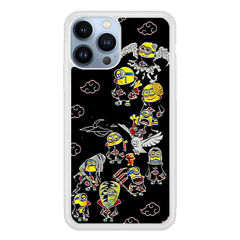 Minions Akatsuki Cosplay 2D Rubber Phone Case