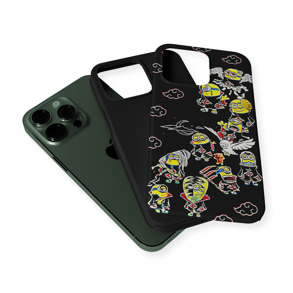 Minions Akatsuki Cosplay 2 in 1 Tough Phone Case