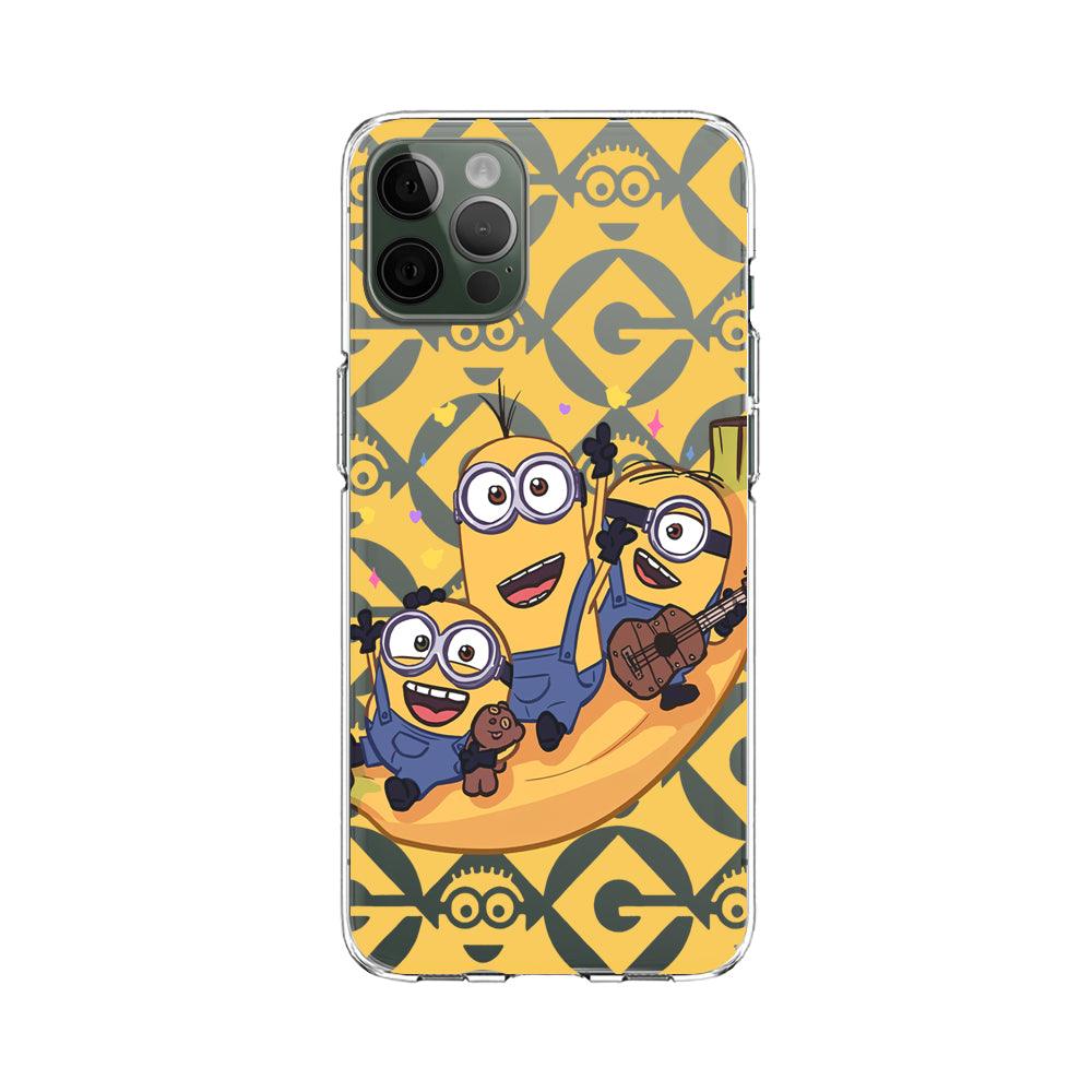 Minions Always Be Happy Clear Soft Case-Oxvistore