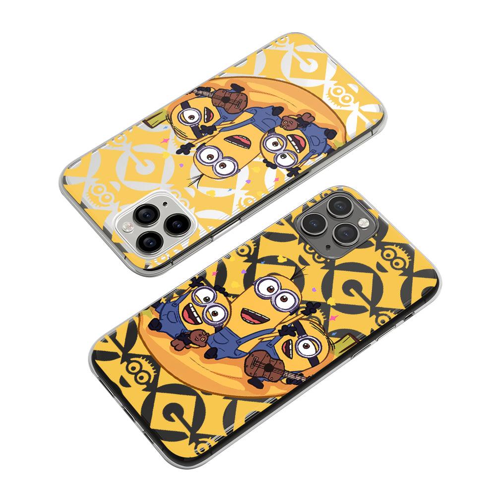 Minions Always Be Happy Clear Soft Case-Oxvistore