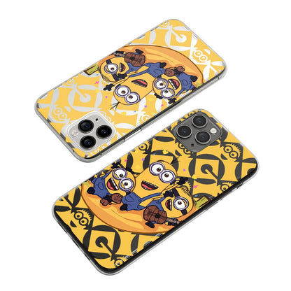 Minions Always Be Happy Clear Soft Case-Oxvistore