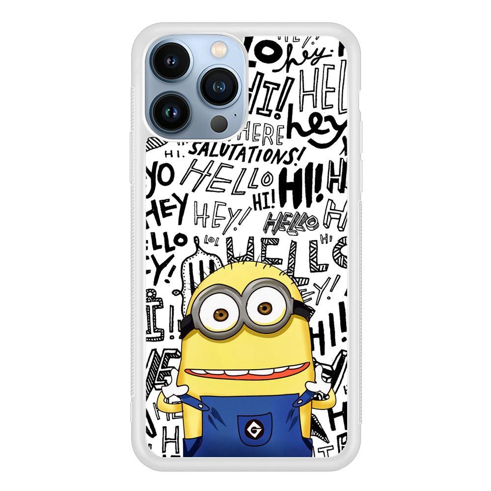 Minions Hail Word iPhone 14 Pro Max Case-Oxvistore