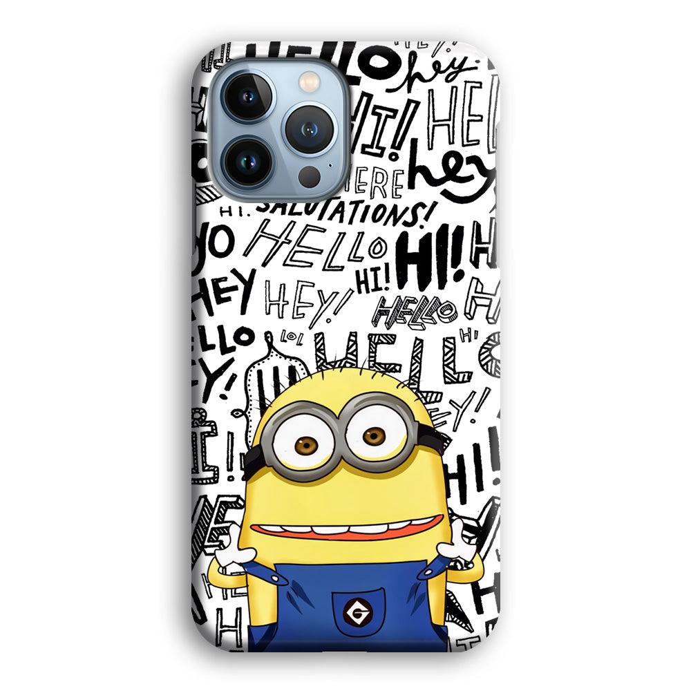 Minions Hail Word iPhone 15 Pro Max Case-Oxvistore