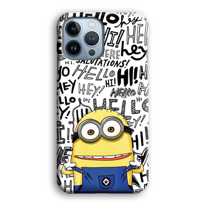 Minions Hail Word iPhone 15 Pro Max Case-Oxvistore