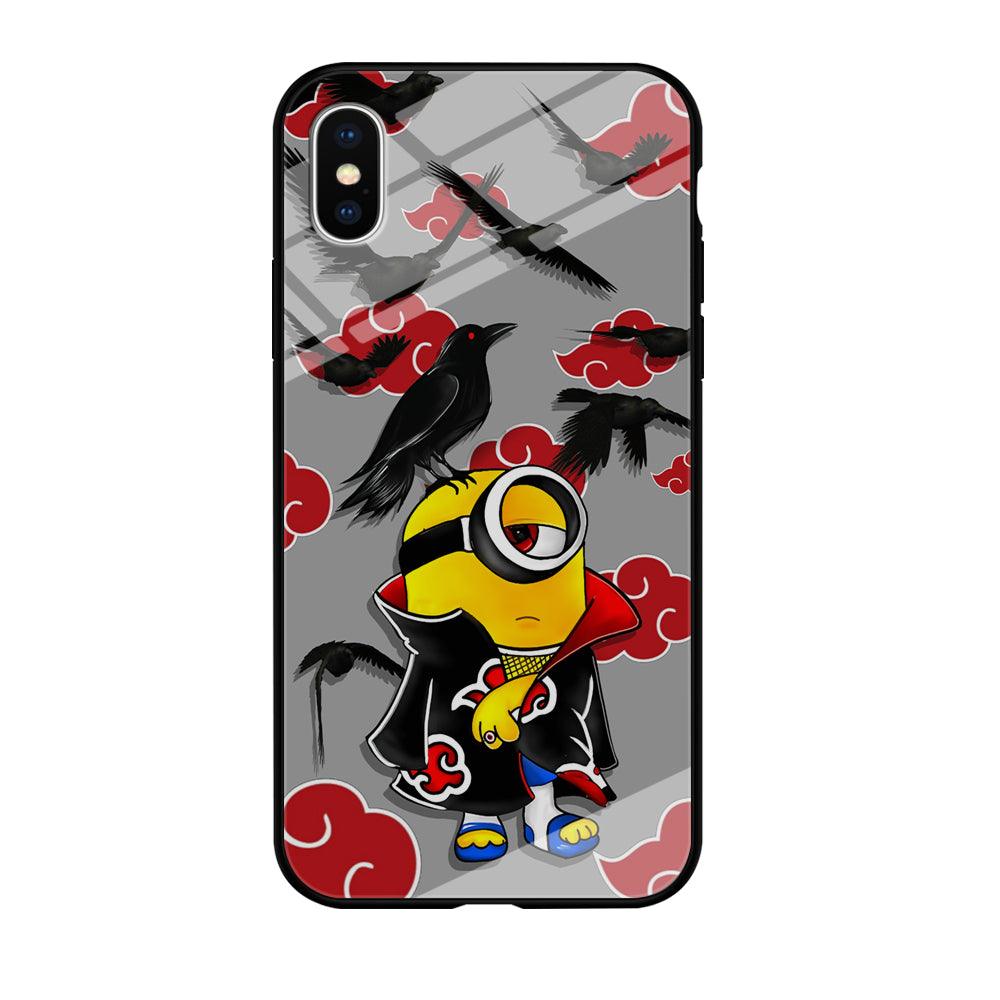 Minions Itachi Mode On iPhone X Case-Oxvistore