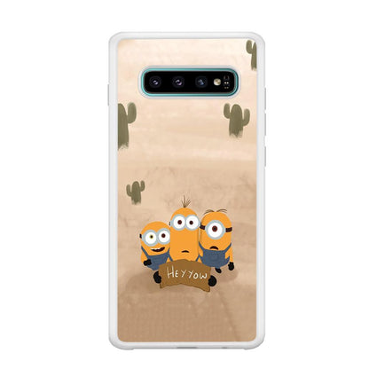 Minions Lost in The Desert Samsung Galaxy S10 Plus Case-Oxvistore