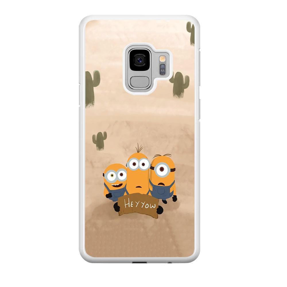 Minions Lost in The Desert Samsung Galaxy S9 Case-Oxvistore