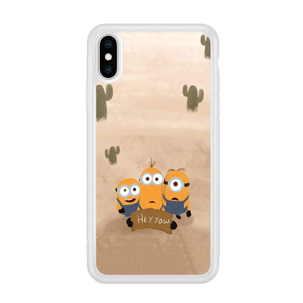 Minions Lost in The Desert iPhone X Case-Oxvistore