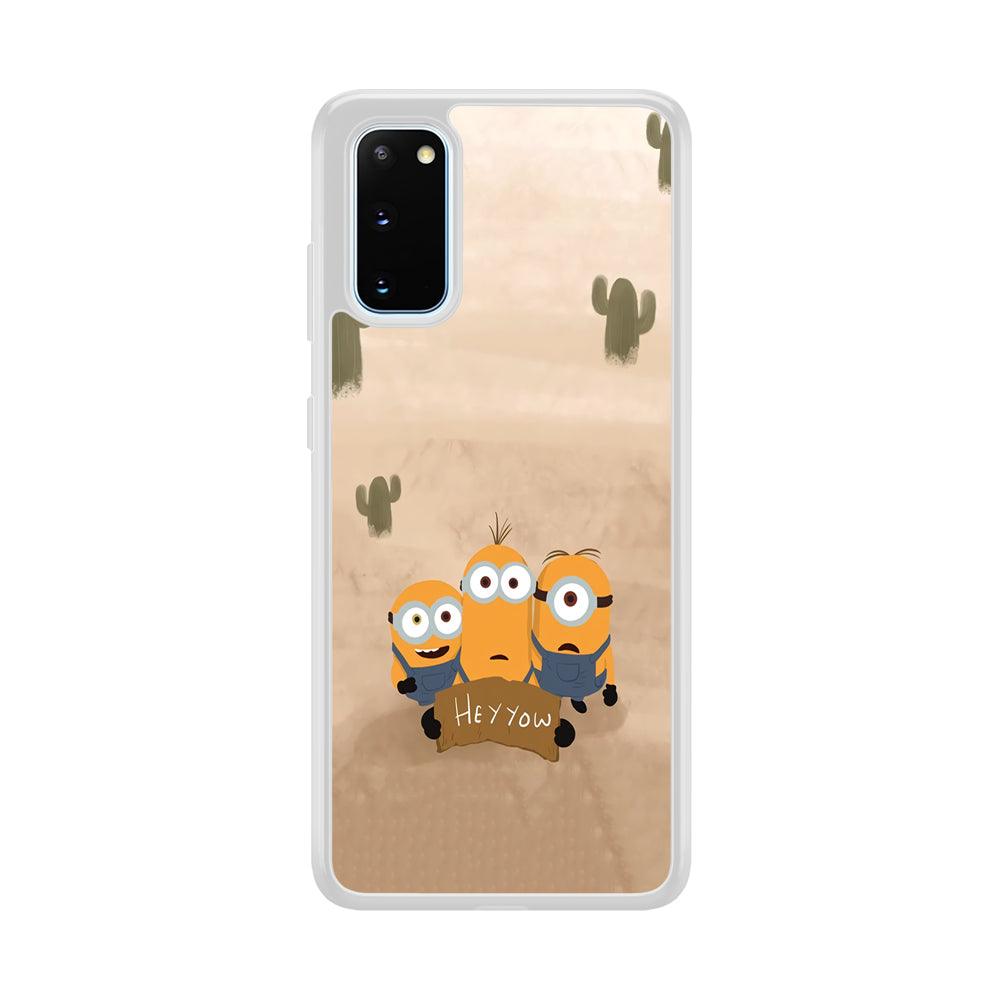 Minions Lost in The Desert Samsung Galaxy S20 Case-Oxvistore