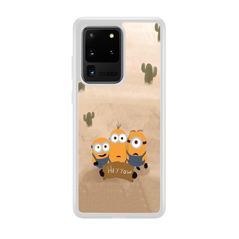 Minions Lost in The Desert Samsung Galaxy S20 Ultra Case-Oxvistore