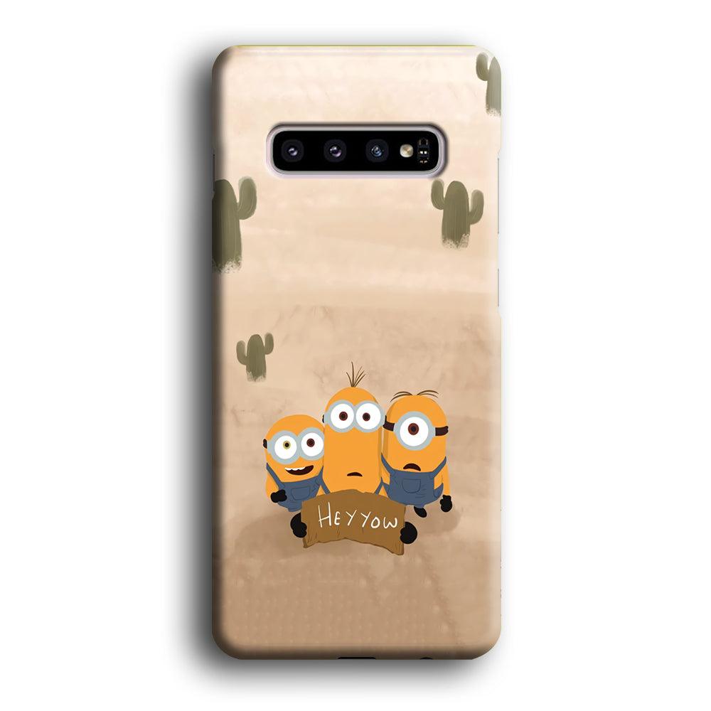 Minions Lost in The Desert Samsung Galaxy S10 Plus Case-Oxvistore