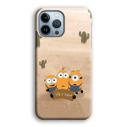 Minions Lost in The Desert iPhone 15 Pro Case-Oxvistore