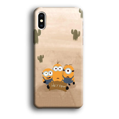 Minions Lost in The Desert iPhone X Case-Oxvistore