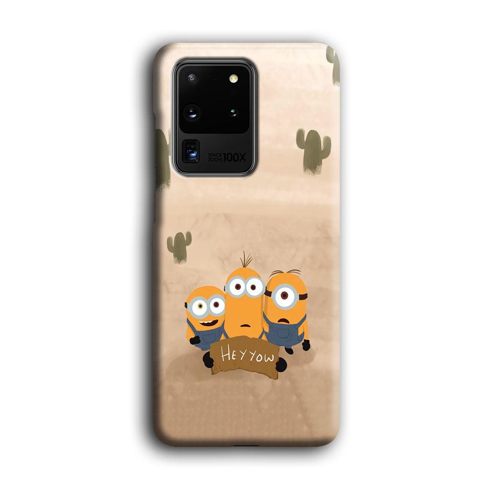 Minions Lost in The Desert Samsung Galaxy S20 Ultra Case-Oxvistore