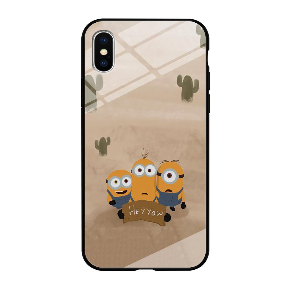 Minions Lost in The Desert iPhone X Case-Oxvistore