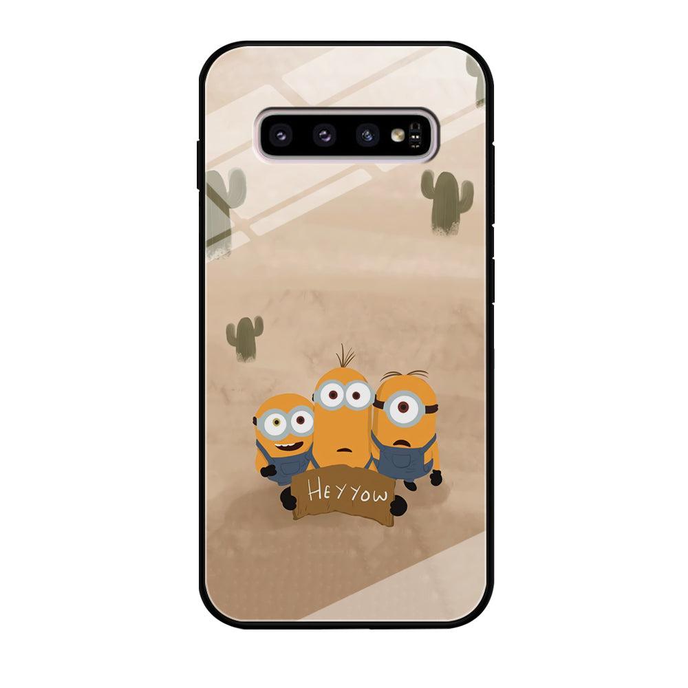 Minions Lost in The Desert Samsung Galaxy S10 Plus Case-Oxvistore