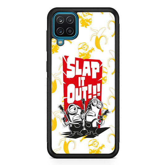 Minions Slap It Out Samsung Galaxy A12 Case-Oxvistore