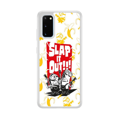 Minions Slap It Out Samsung Galaxy S20 Case-Oxvistore